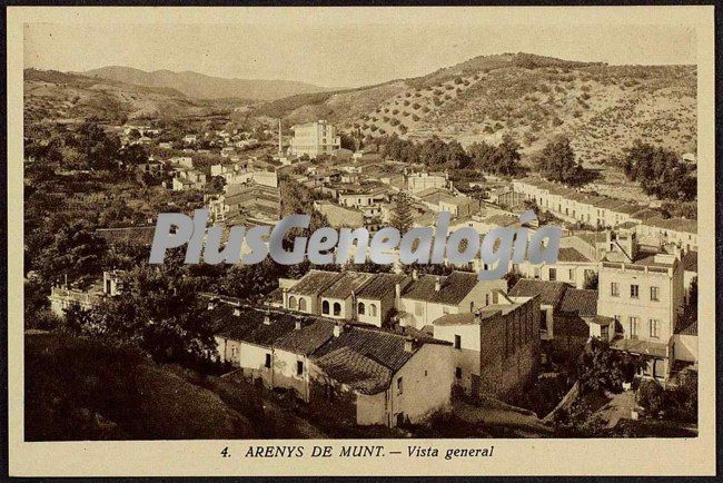 Vista General de Arenys de Munt (Barcelona)