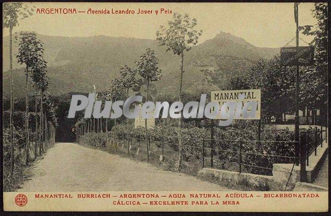 Avenida Leandro Jover y Peix de Argentona (Barcelona)