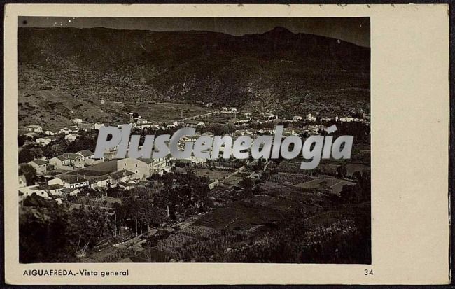 Vista General en blanco y negro de Ayguafreda (Barcelona) (III)