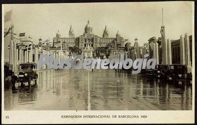 Palacio Nacional de Montjuic en Barcelona (1929)