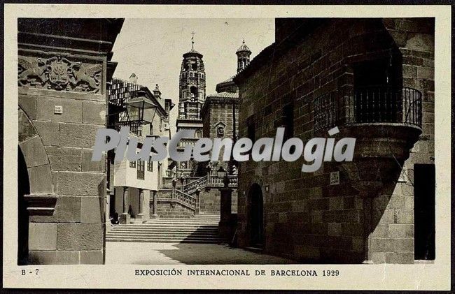 Calle Gradas de Santiago, Barcelona (1929)