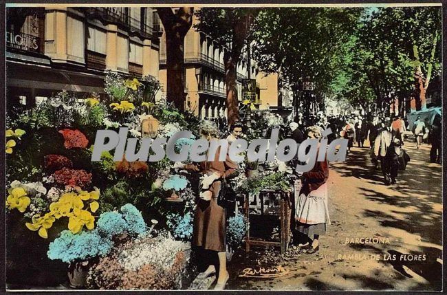 Rambla de las Flores en Barcelona