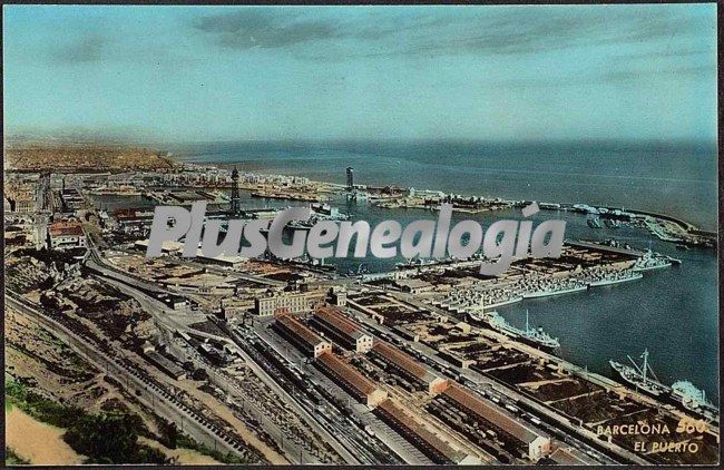 Vista Aérea del Puerto de Barcelona