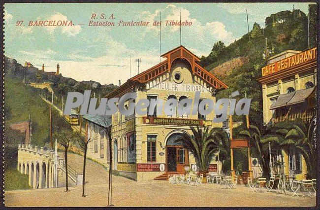 Estación Funicular del Tibidabo en Barcelona