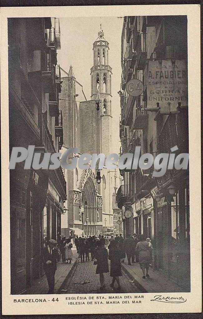 Iglesia de Santa María del Mar en Barcelona