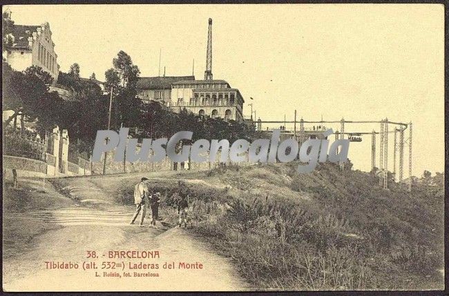 Laderas del Monte Tibidado en Barcelona