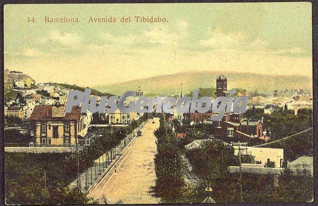 Avenida del Tibidabo en Barcelona