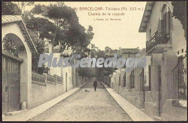 Chalets de la Cúspide en el Tibidabo de Barcelona