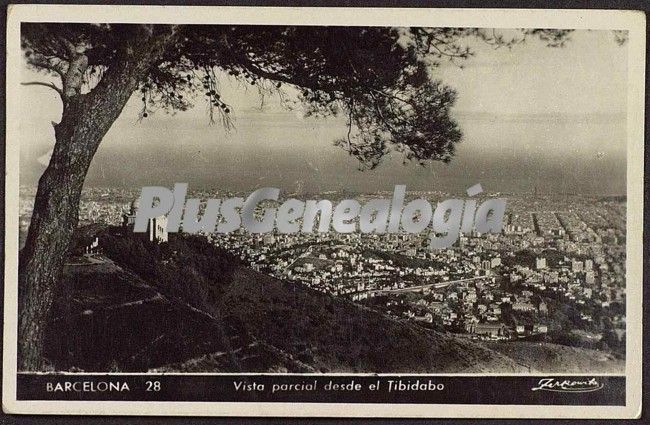 Vista parcial de Barcelona desde el Tibidabo