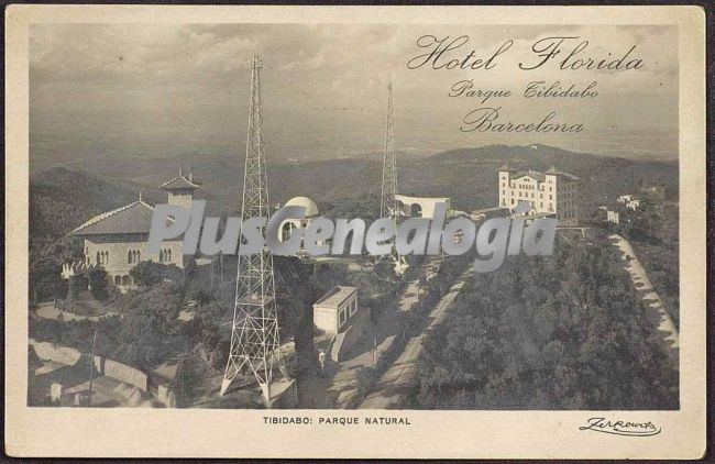 Hotel Florida. Parque del Tibidabo en Barcelona