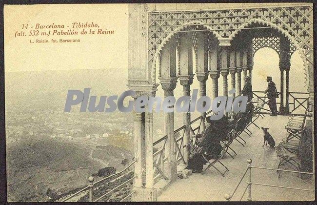 Pabellón de la Reina del Tibidabo en Barcelona