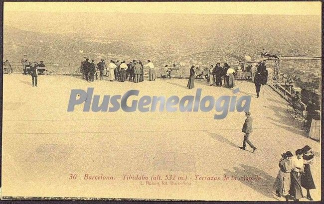 Terrazas de la Cúspide del Tibidabo en Barcelona