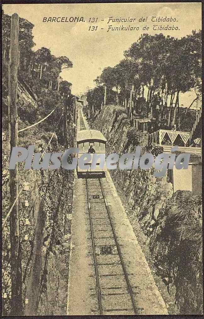 Funicular del tibidabo en barcelona