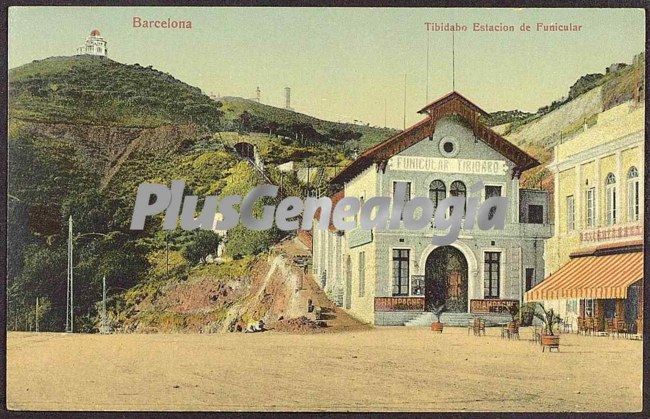 Estación del Funicular del Tibidabo en Barcelona