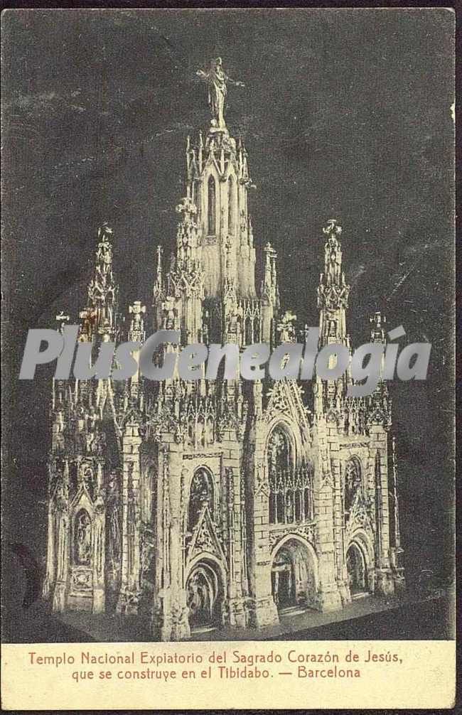 Templo Nacional expiatorio del Sagrado Corazón de Jesús que se construye en el Tibidabo en Barcelona