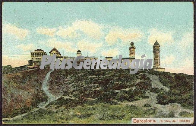 Cumbre del Tibidabo en Barcelona