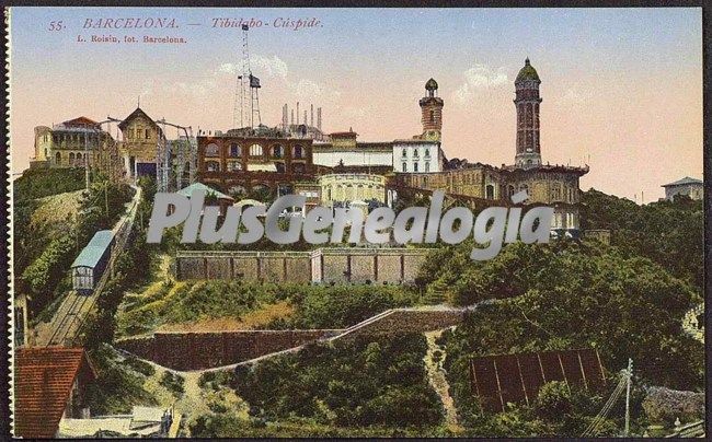 Cúspide del Tibidabo en Barcelona