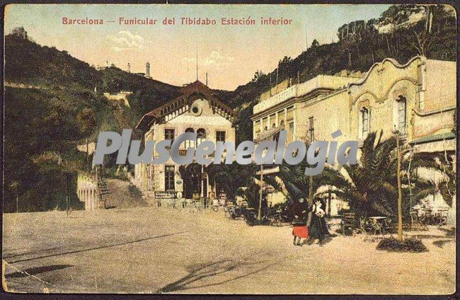 Estación inferior del Funicular del Tibidabo en Barcelona