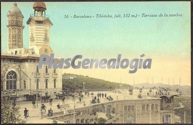 Terrazas de la Cumbre del Tibidabo en Barcelona