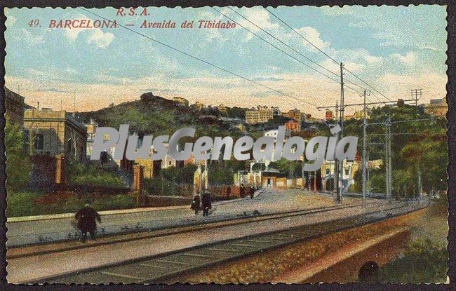 Avenida del Tibidabo en Barcelona