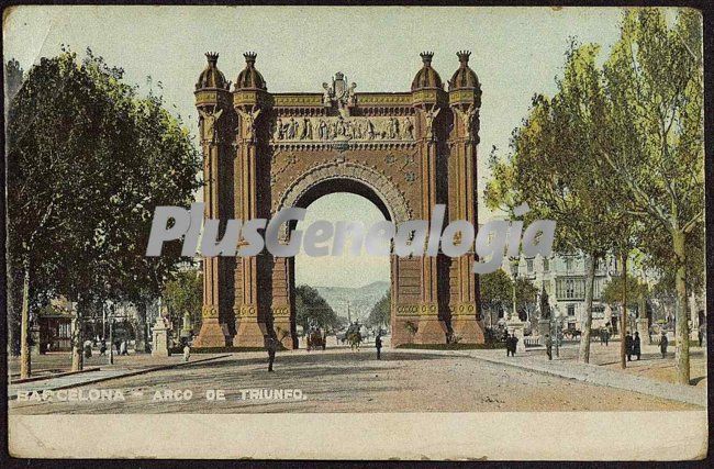 Arco del Triunfo en Barcelona