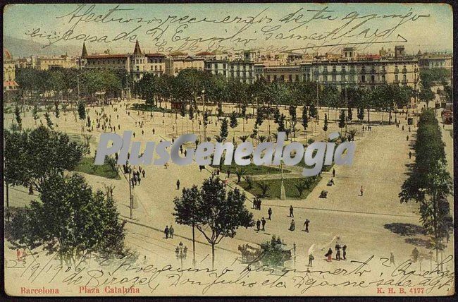 Plaza Cataluña en Barcelona