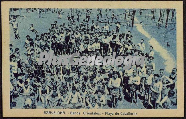 Baños orientales en la Playa de Caballeros en Barcelona