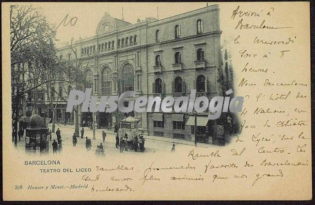 Teatro del liceo en Barcelona