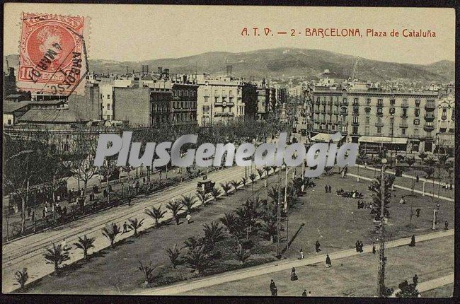 Plaza de Cataluña en Barcelona