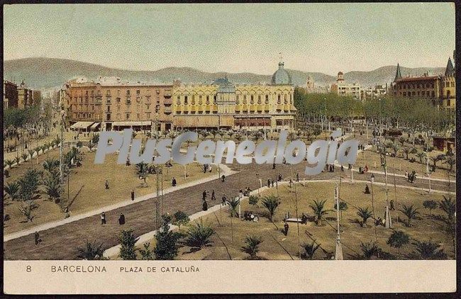 Plaza de Cataluña en Barcelona