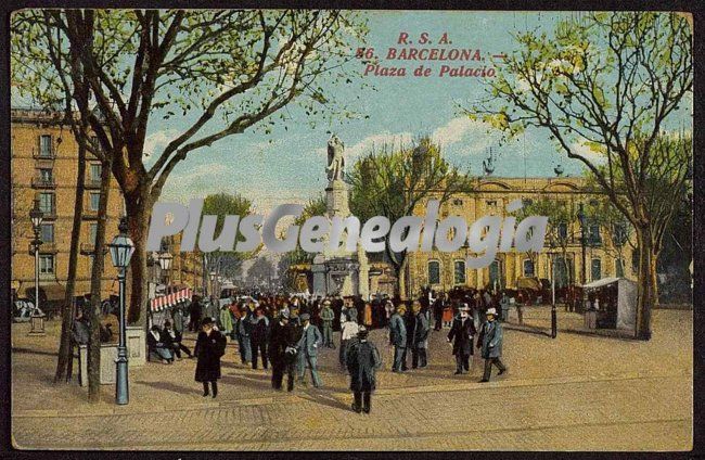 Plaza de Palacio en Barcelona