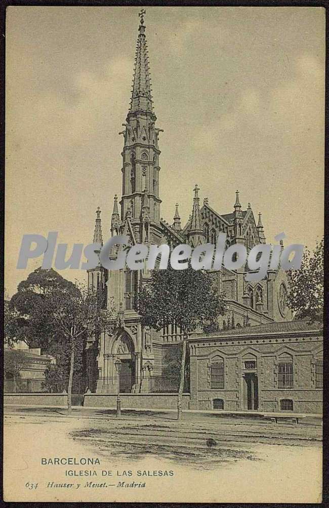 Iglesia de las Salesas en Barcelona