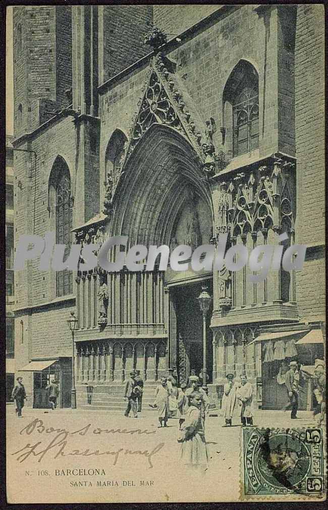 Iglesia de Santa María del Mar en Barcelona