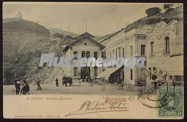 Estación funicular del tibidabo en barcelona