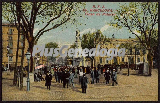 Plaza de Palacio en Barcelona