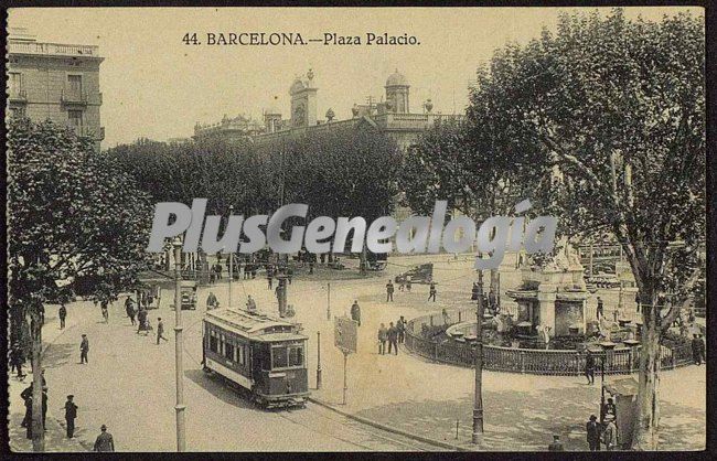Plaza Palacio en Barcelona