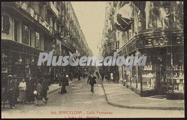 Calle Fernando en Barcelona