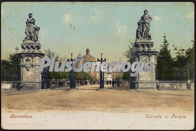 Entrada al Parque en Barcelona