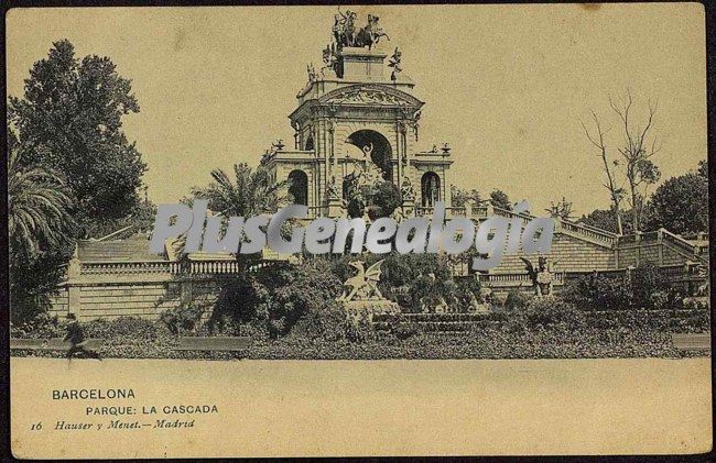 La Cascada del Parque en Barcelona