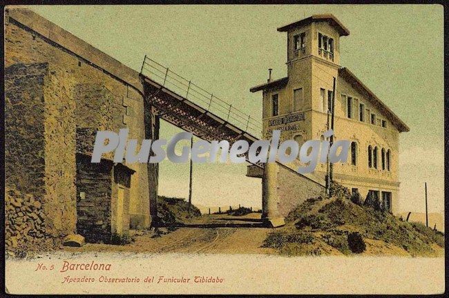 Apeadero Observatorio del Funicular Tibidabo de Barcelona