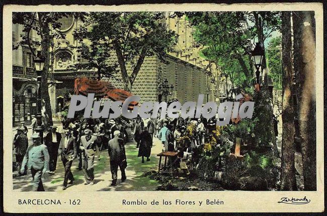 Rambla de las Flores y Belén de Barcelona