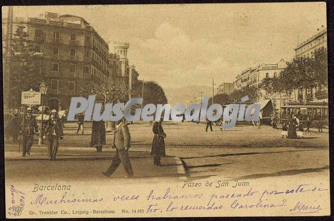 Paseo de San Juan de Barcelona