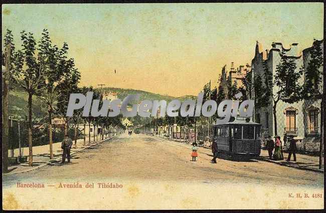 Avenida del Tibidabo de Barcelona