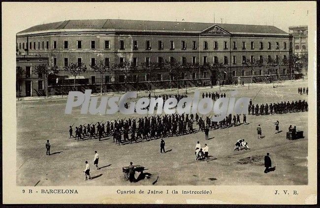 Instrucción Frente al Cuartel de Jaime I de Barcelona