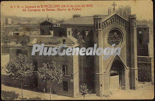 Convento de Beatas en el Barrio de Poblet de Barcelona