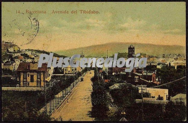 Avenida del Tibidabo de Barcelona