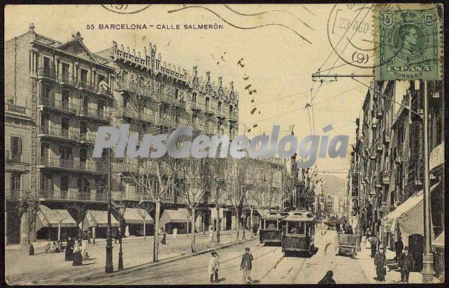 Calle Salmerón de Barcelona