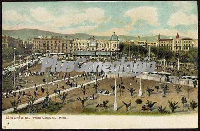 Feria de la Plaza de Cataluña de Barcelona