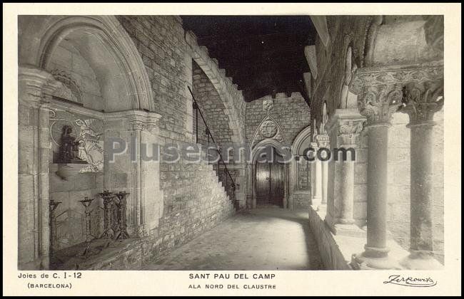 Sant Pau del Camp - Ala Norte del Claustro en Barcelona