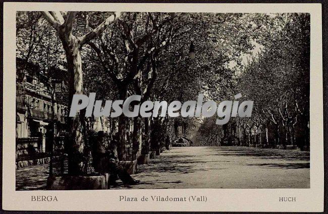 Plaza de Viladomat de Berga (Barcelona)